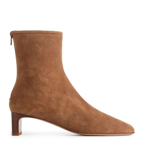 Brown Suede Boots - ARKET - Modalova