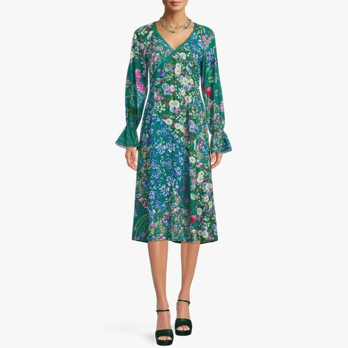 Green Tutore Printed Midi Dress - Max&Co. - Modalova