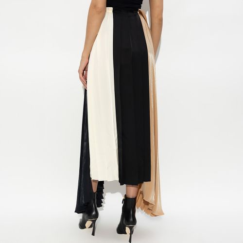 Black Pleated Asymmetric Skirt - Victoria Beckham - Modalova