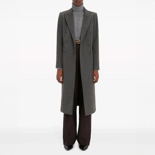 Grey Tailored Slim Coat - Victoria Beckham - Modalova