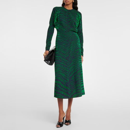 Green Dolman Midi Dress - Victoria Beckham - Modalova