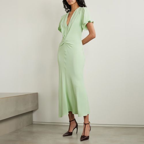 Mint Short Sleeve Linear Dress - Victoria Beckham - Modalova