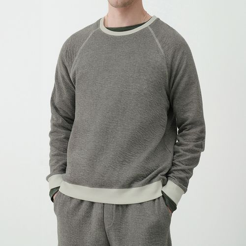 Grey Colourblock Sweatshirt - American Vintage - Modalova