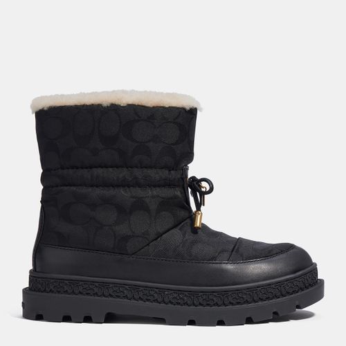 Black Kailee Nylon Ankle Boot - Coach - Modalova