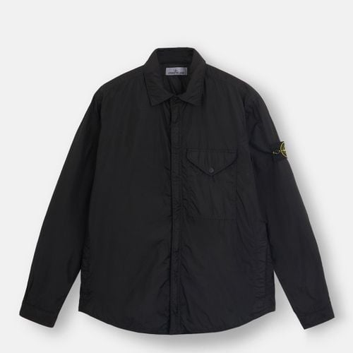 Black Overshirt Padded Jacket - Stone Island - Modalova