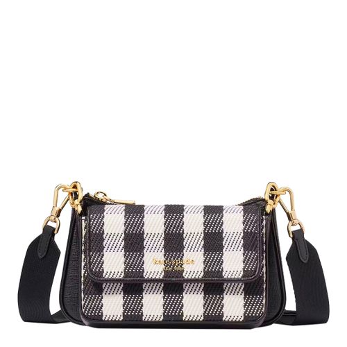 Multi Double Up Gingham Field Fabric Double -Up Crossbody - Kate Spade - Modalova