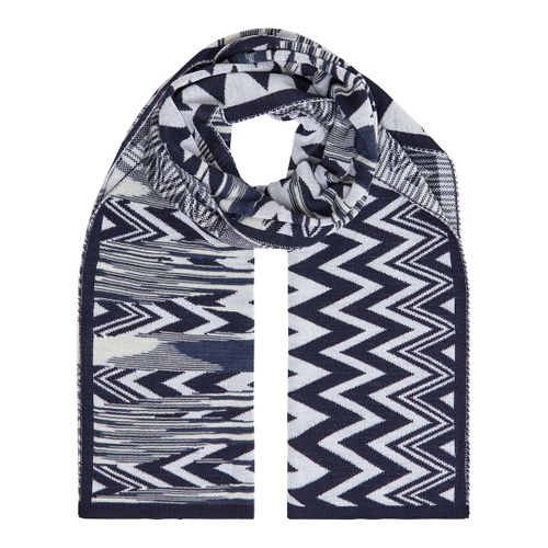 Blue Knitted Scarf - Missoni - Modalova