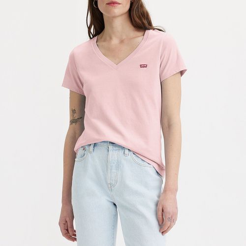 Pink V-neck Logo Cotton T-Shirt - Levi's - Modalova