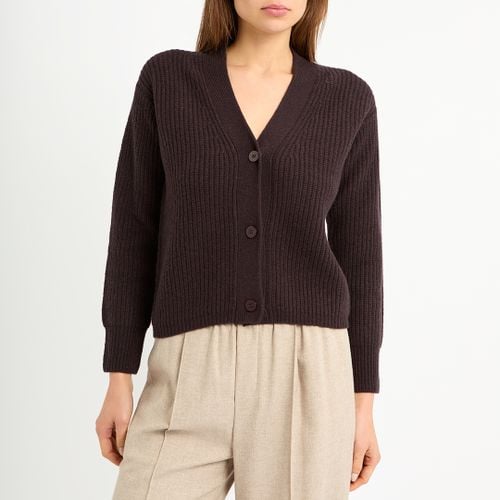 Brown Wool Rib Cardigan - NÂ°Â· Eleven - Modalova