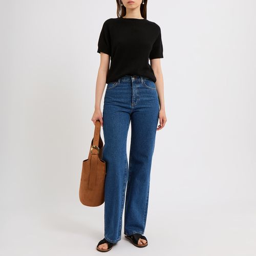 Cashmere Blend Short Sleeve Jumper - NÂ°Â· Eleven - Modalova