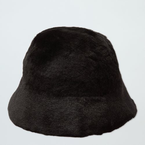 Black Shearling Bucket Hat - NÂ°Â· Eleven - Modalova