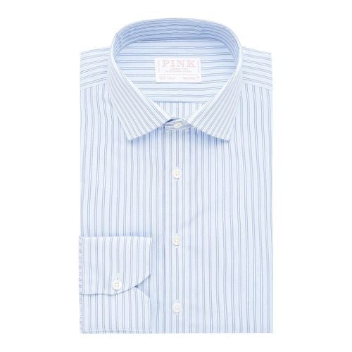 Stripe Tailored Fit Cotton Shirt - Thomas Pink - Modalova