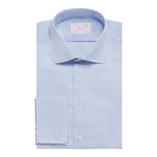 Micro Check Classic Fit Cotton Shirt - Thomas Pink - Modalova