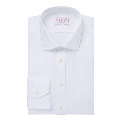 Tonal Stripe Classic Fit Cotton Shirt - Thomas Pink - Modalova