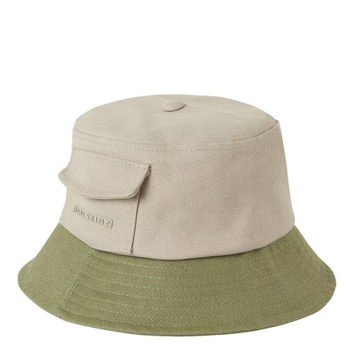 Cream/Green Lynford Waterproof Canvas Bucket Hat - Sealskinz - Modalova