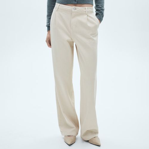 Ecru Arletita Straight Jeans - Size 40 - Mango - Modalova