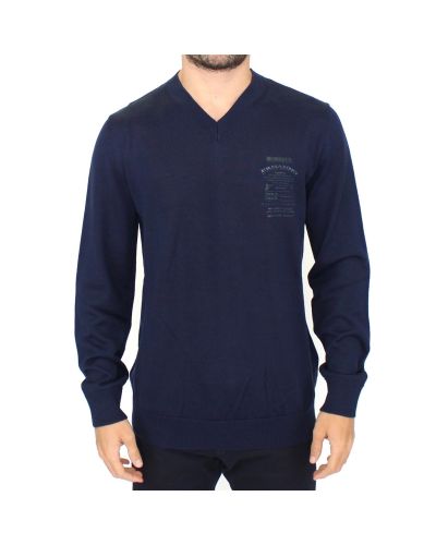 Men's VNeck Merino Wool Sweater - Size 48 - Ermanno Scervino - Modalova