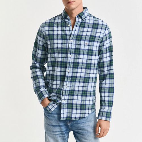 Blue/ Check Shirt - Size XXL - Gant - Modalova