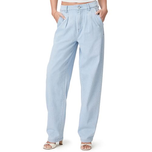 Light Pleated Bella Tapered Jean - Size 27 - Paige - Modalova
