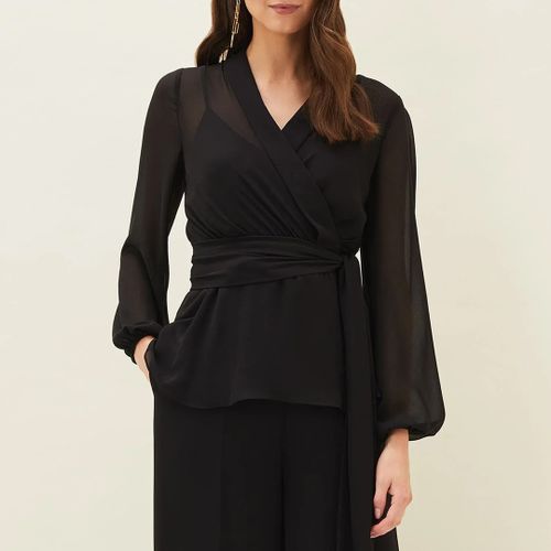 Florentine Sheer Tie Top - Size 10 - Phase Eight - Modalova