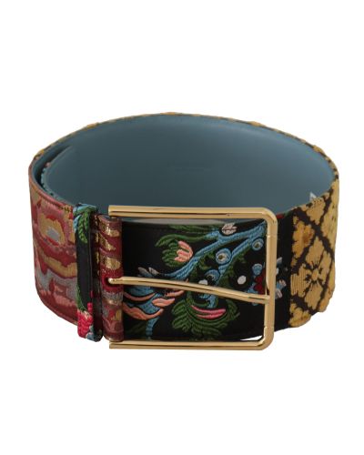 Floral Brocade Belt Multicolor Women - Dolce & Gabbana - Modalova