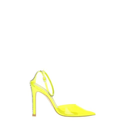 High Heel Pointy Toe PVC Sandals with Rhinestones Wo - Size 36 - Stuart Weitzman - Modalova