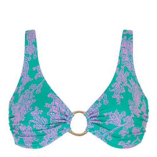 Green Santa Rosa D-G Ring Bikini Top - Size L - Heidi Klein - Modalova