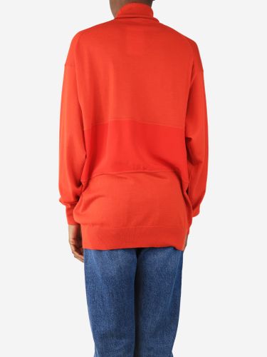 Silk and wool panelled turtleneck top - Size XS - Pre-Loved Chloe - Modalova