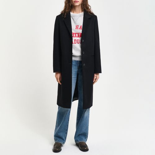 Classic Tailored Wool Coat - Size XS - Gant - Modalova
