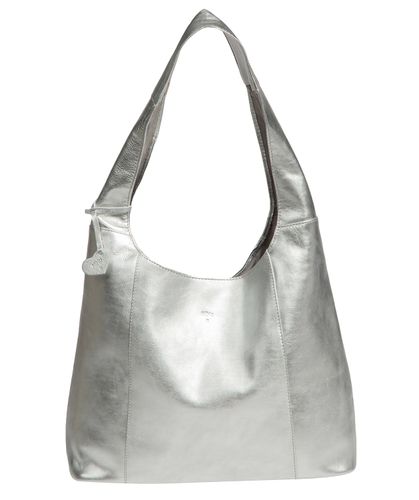 Renata' Metallic Leather Shoulder Bag - Size One Size - NiNa Amora - Modalova