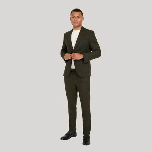 Henry Tweed Blazer in Olive - Size 36R - Harry Brown - Modalova