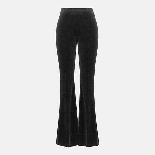 Black Velvet Flared Trousers - Joseph Ribkoff - Modalova