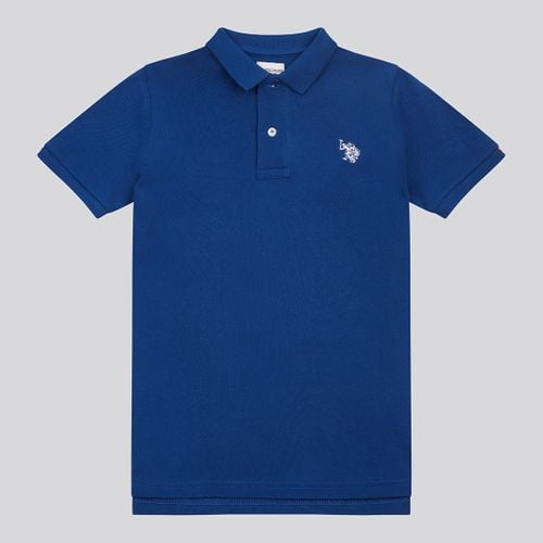 Navy Dhm Pique Polo Shirt - U.S. Polo Assn. - Modalova