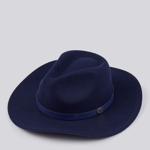 Navy Felt Fedora Hat - U.S. Polo Assn. - Modalova