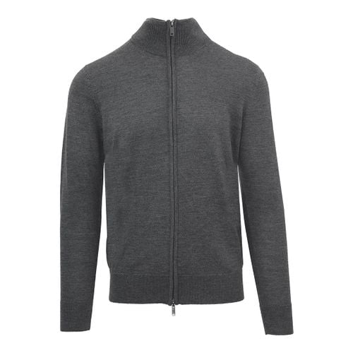 Grey Turtle Neck Zip Through Jacket - Iceberg - Modalova