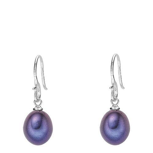 Mm Oval Peacock Freshwater Pearl Earrings - Dower & Hall - Modalova