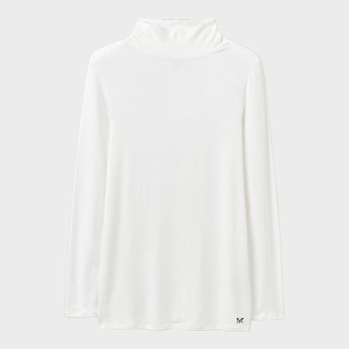 Ivory Soft Oversized Turtleneck Top - Crew Clothing - Modalova