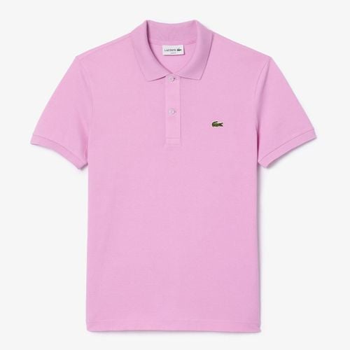 Pink PiquÃ© Cotton Polo Shirt - Lacoste - Modalova