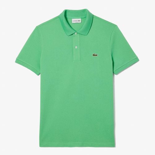 Green PiquÃ© Cotton Polo Shirt - Lacoste - Modalova