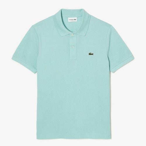 Pale Mint PiquÃ© Cotton Polo Shirt - Lacoste - Modalova