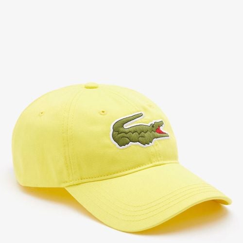 Yellow Embroidered Cap - Lacoste - Modalova