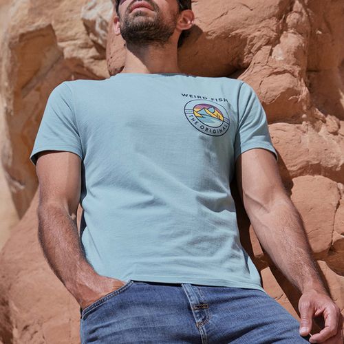 Sky Heritage Wash Graphic Tee - Size XL - Weird Fish - Modalova