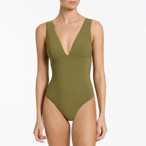 Moss Plunge One Piece - Size 10 - Jets - Modalova