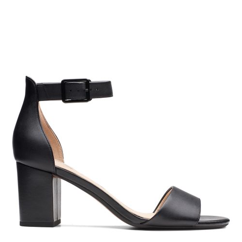 Deva Mae Leather Heeled Sandals - Clarks - Modalova