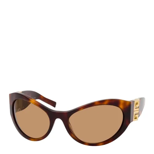 Havana/ Women's Sunglasses 63mm - Givenchy - Modalova