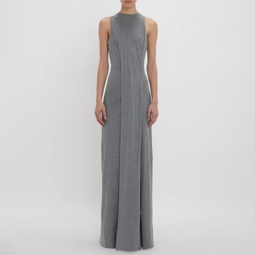 Slate Pleated Drape Maxi Dress - Victoria Beckham - Modalova
