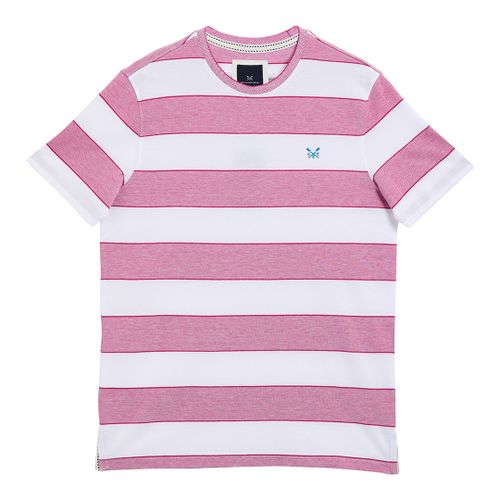 Multi Stripe Oxford Pique T-shirt - Crew Clothing - Modalova