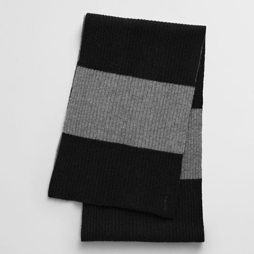 Black Striped Knitted Scarf - Gant - Modalova