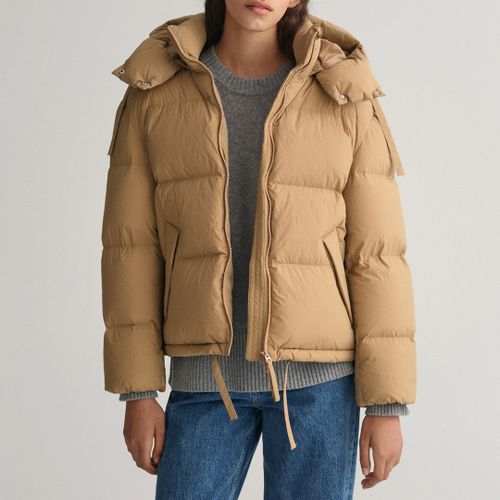 Beige Short Down Jacket - Gant - Modalova