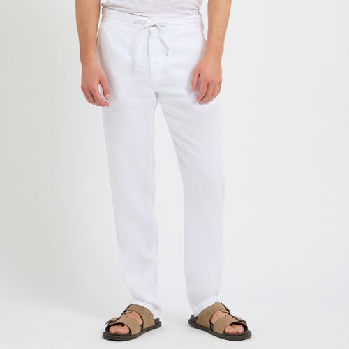 Linen Chino Pants - Size 36 - 120% Lino - Modalova